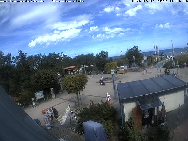 Archiv Foto Webcam Usedom: Strandvorplatz Trassenheide