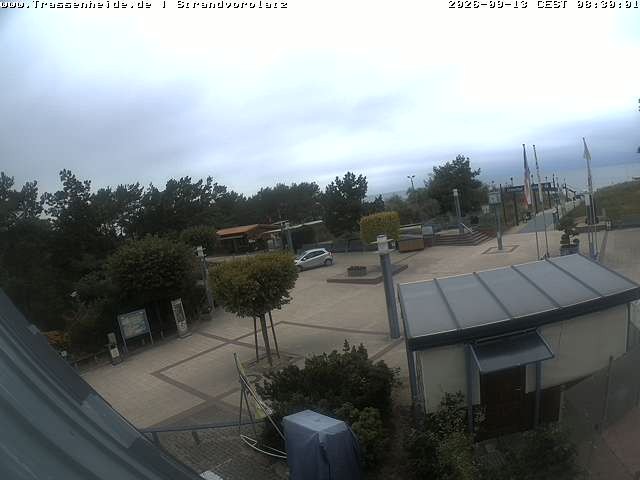 Archiv Foto Webcam Usedom: Strandvorplatz Trassenheide