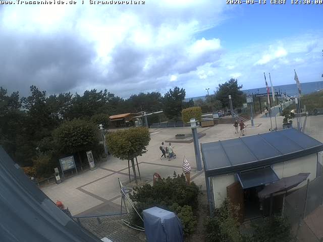 Archiv Foto Webcam Usedom: Strandvorplatz Trassenheide