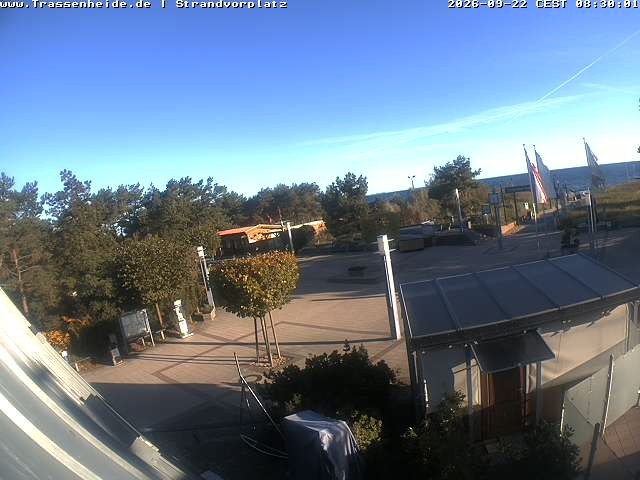 Archiv Foto Webcam Usedom: Strandvorplatz Trassenheide