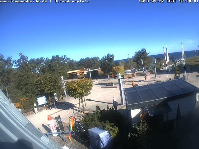 Archiv Foto Webcam Usedom: Strandvorplatz Trassenheide
