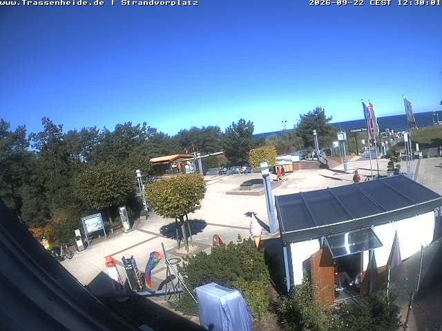 Archiv Foto Webcam Usedom: Strandvorplatz Trassenheide