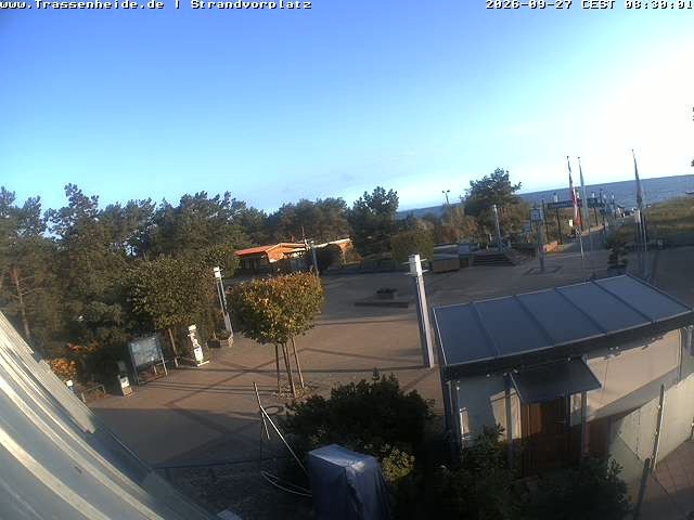 Archiv Foto Webcam Usedom: Strandvorplatz Trassenheide