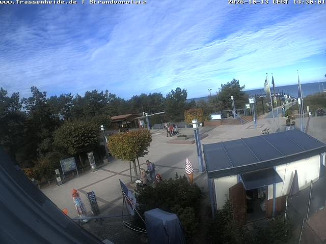 Archiv Foto Webcam Usedom: Strandvorplatz Trassenheide