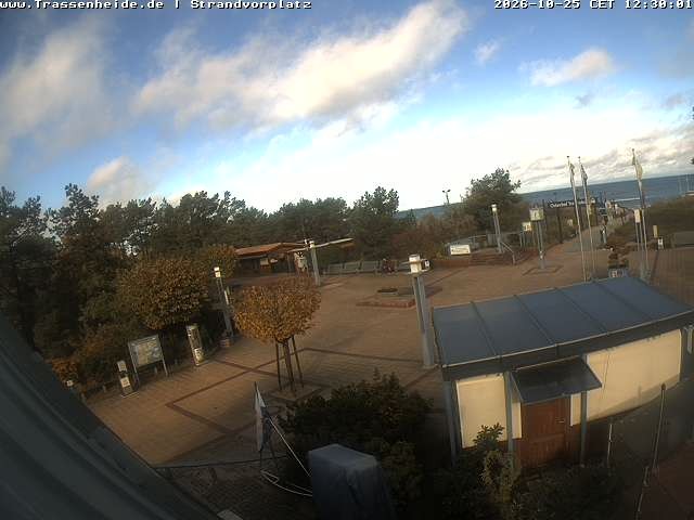 Archiv Foto Webcam Usedom: Strandvorplatz Trassenheide
