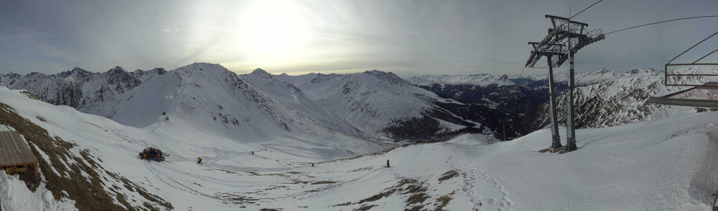 Archiv Foto Webcam Panoramablick Tscheyeck