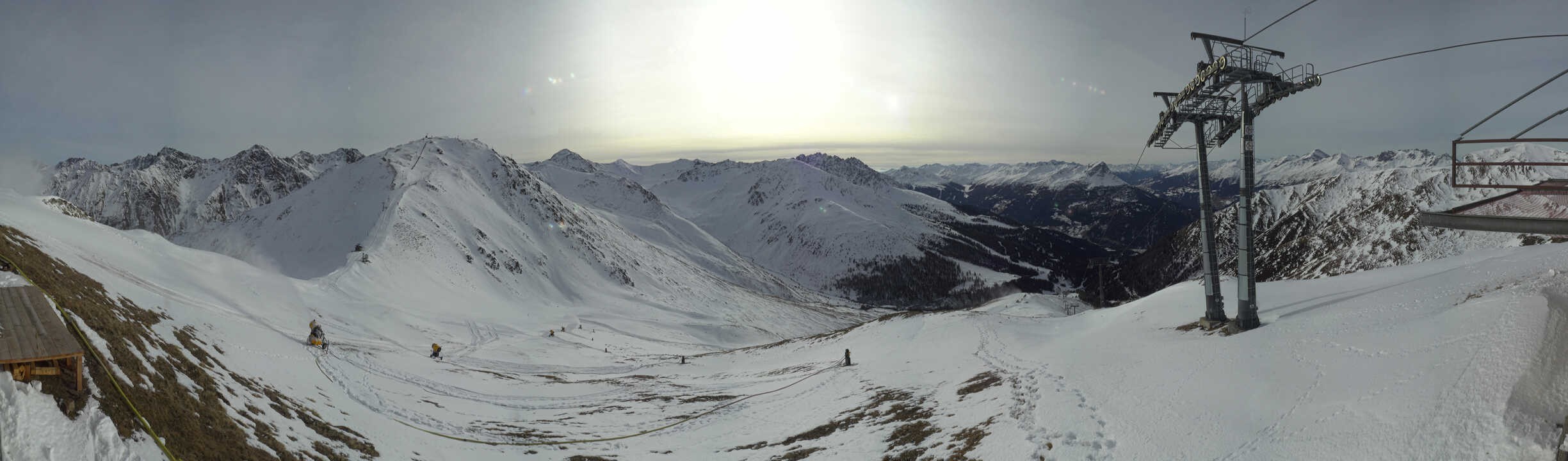 Archiv Foto Webcam Panoramablick Tscheyeck