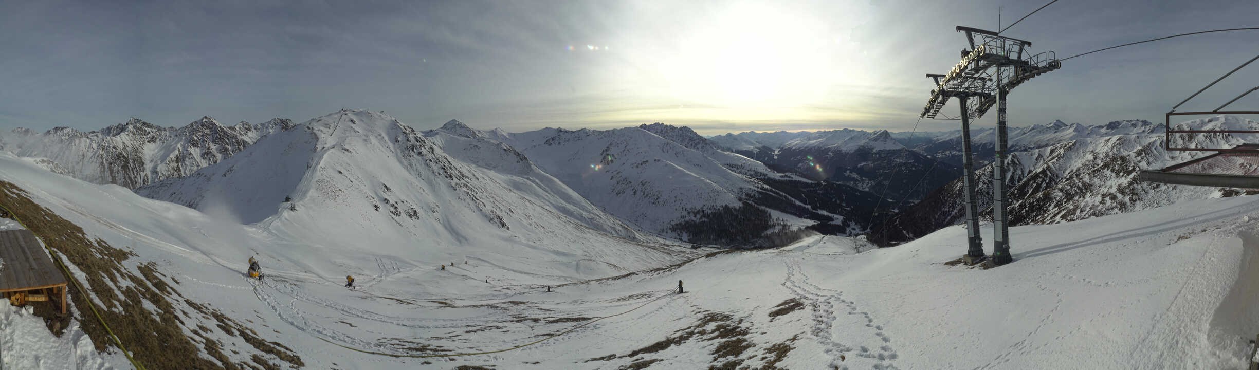 Archiv Foto Webcam Panoramablick Tscheyeck