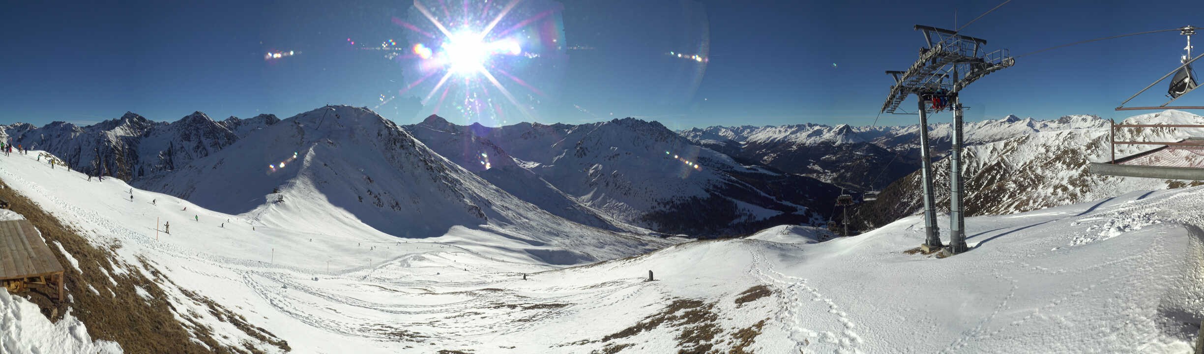 Archiv Foto Webcam Panoramablick Tscheyeck