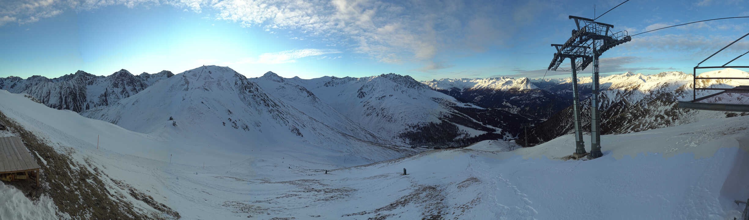 Archiv Foto Webcam Panoramablick Tscheyeck