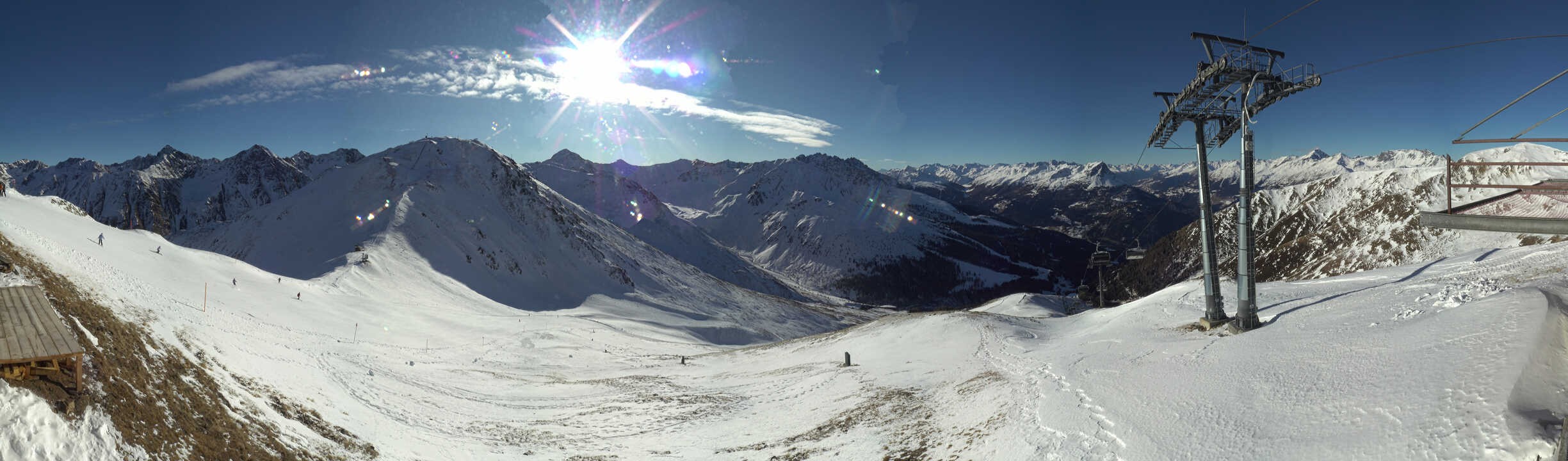 Archiv Foto Webcam Panoramablick Tscheyeck