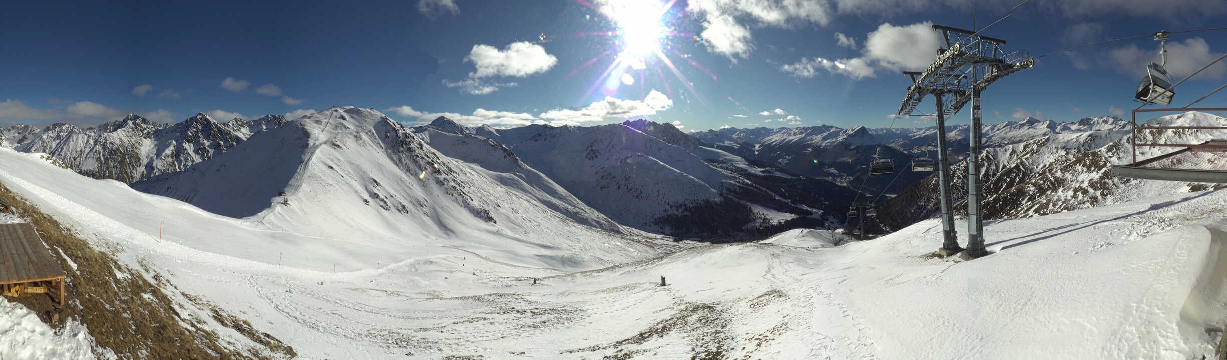 Archiv Foto Webcam Panoramablick Tscheyeck