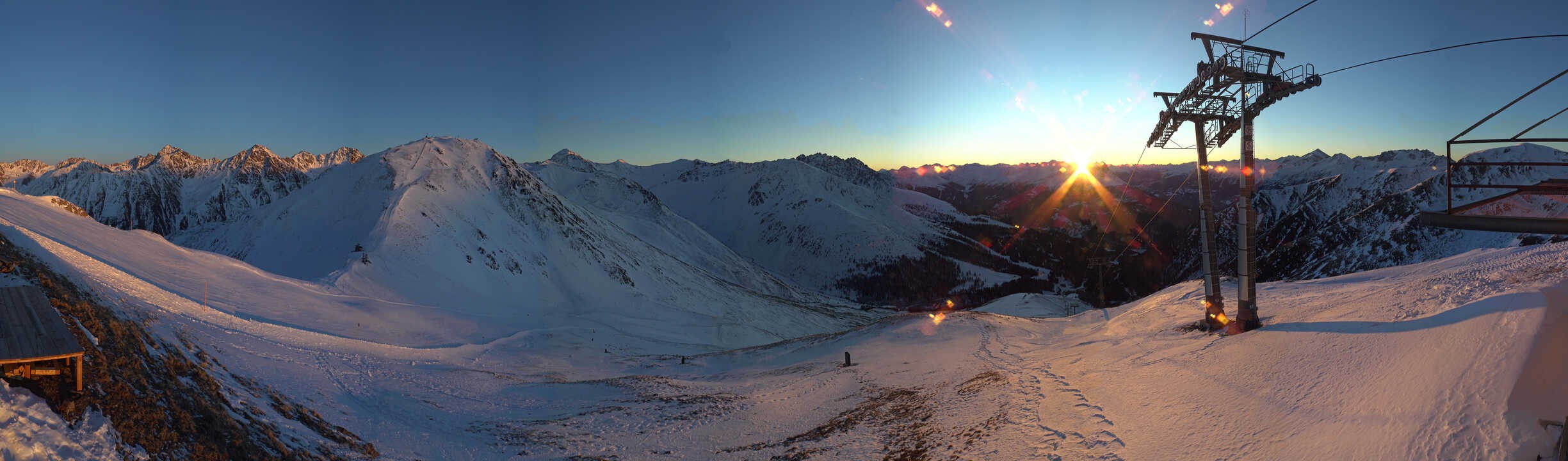 Archiv Foto Webcam Panoramablick Tscheyeck