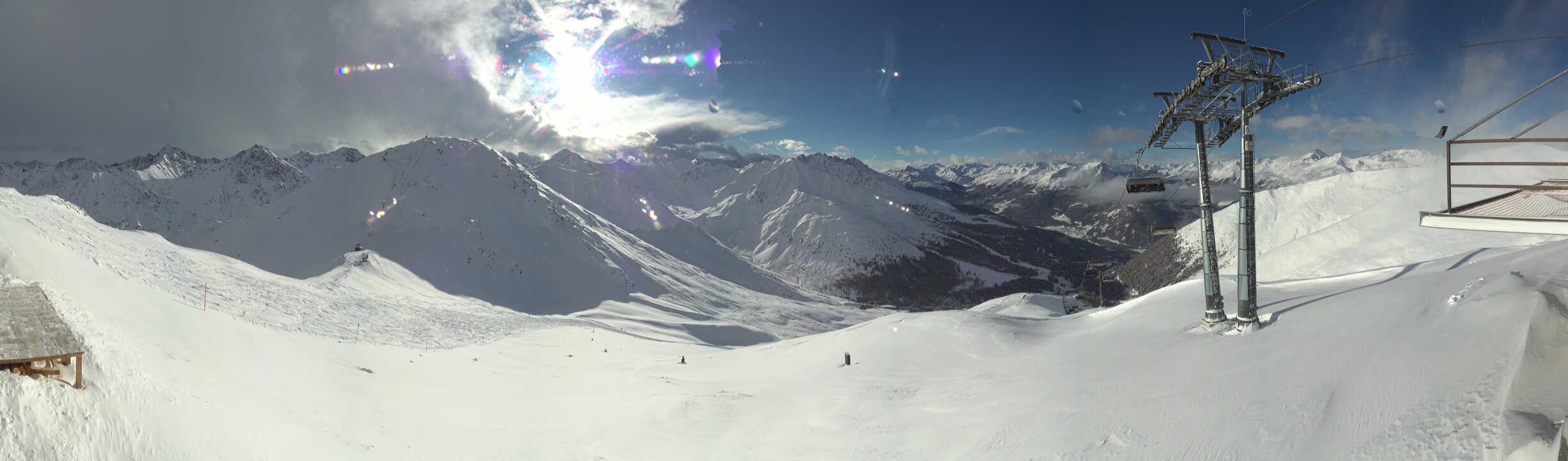 Archiv Foto Webcam Panoramablick Tscheyeck