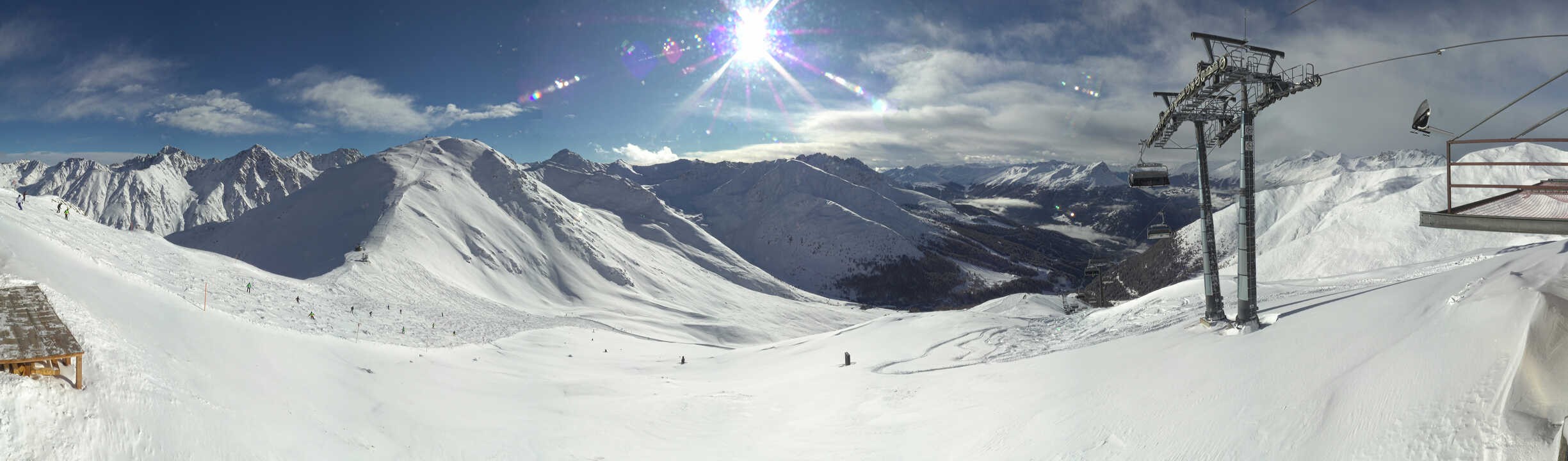 Archiv Foto Webcam Panoramablick Tscheyeck