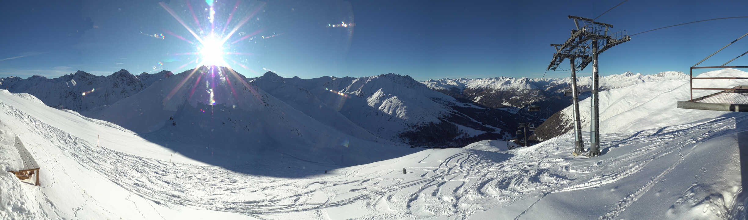 Archiv Foto Webcam Panoramablick Tscheyeck