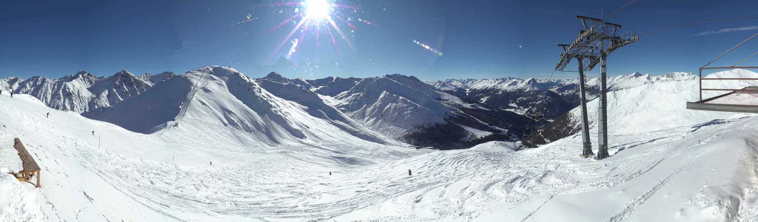 Archiv Foto Webcam Panoramablick Tscheyeck