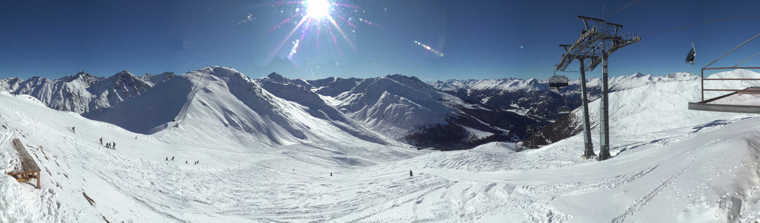 Archiv Foto Webcam Panoramablick Tscheyeck