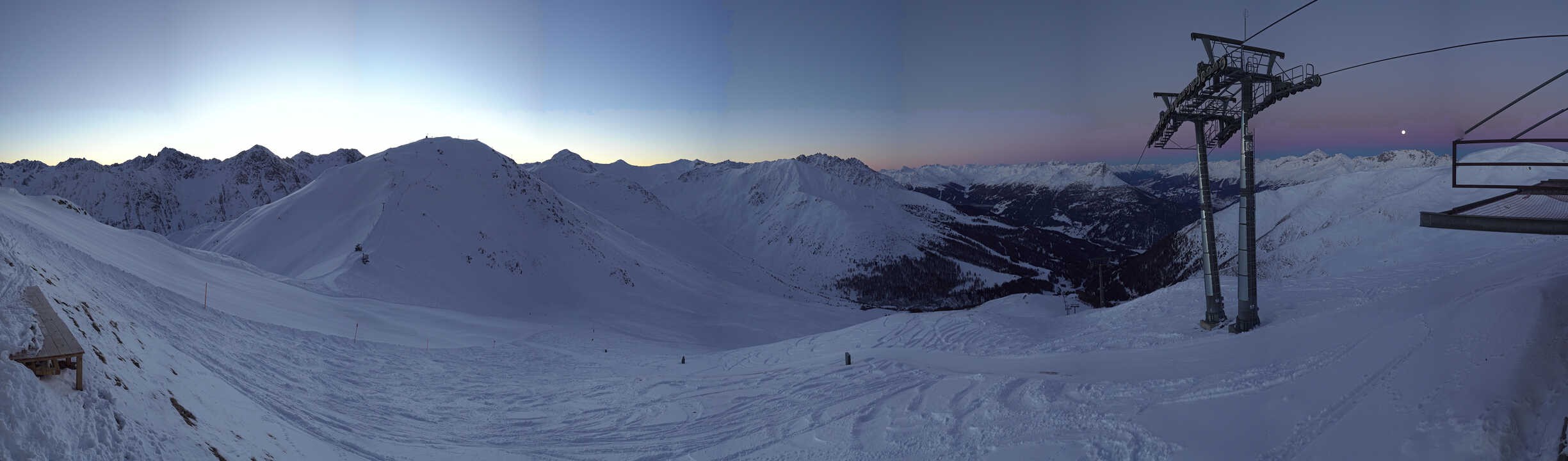 Archiv Foto Webcam Panoramablick Tscheyeck