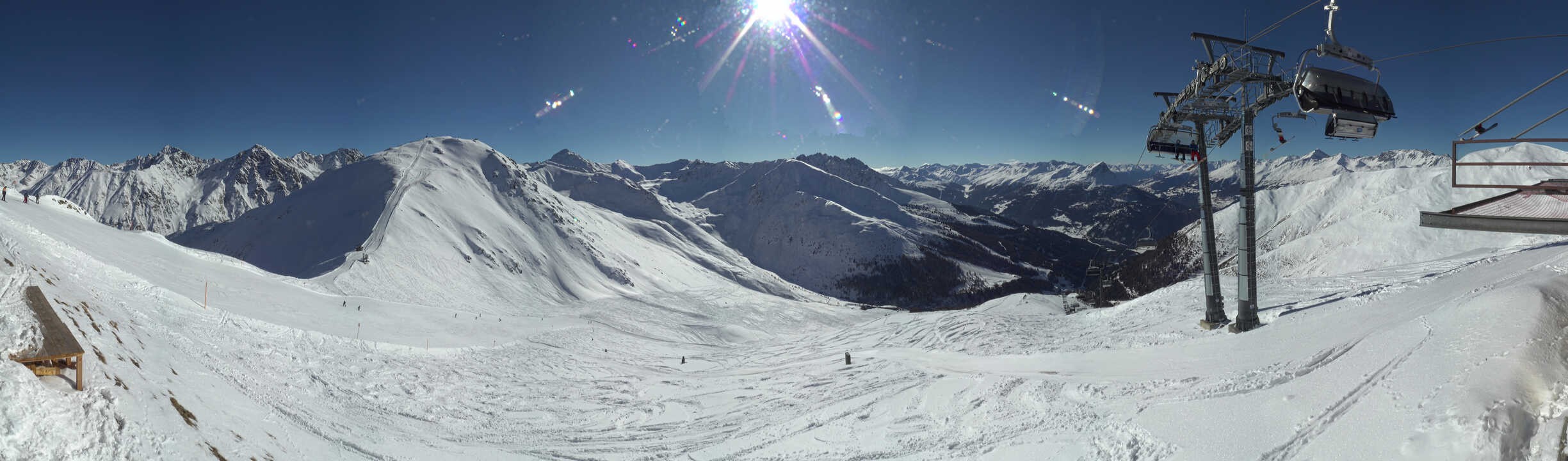 Archiv Foto Webcam Panoramablick Tscheyeck