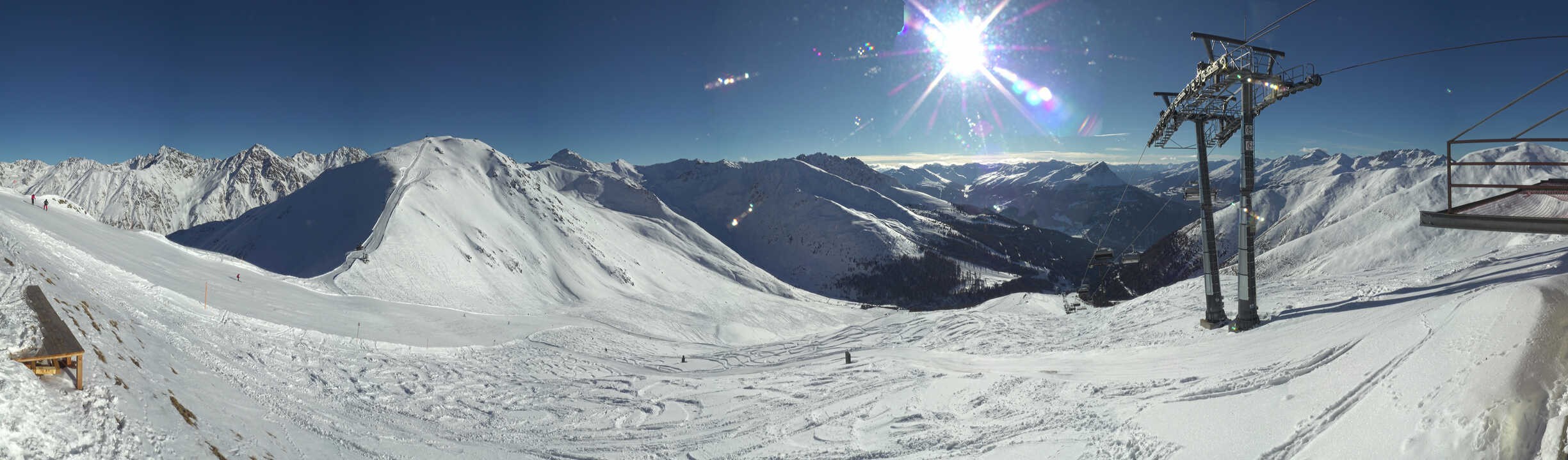 Archiv Foto Webcam Panoramablick Tscheyeck