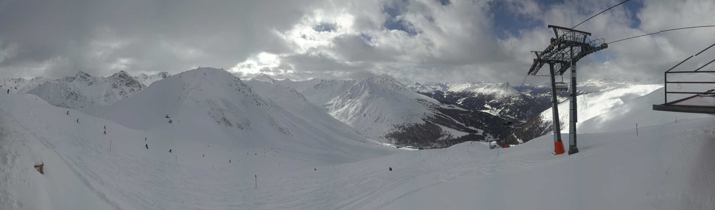 Archiv Foto Webcam Panoramablick Tscheyeck