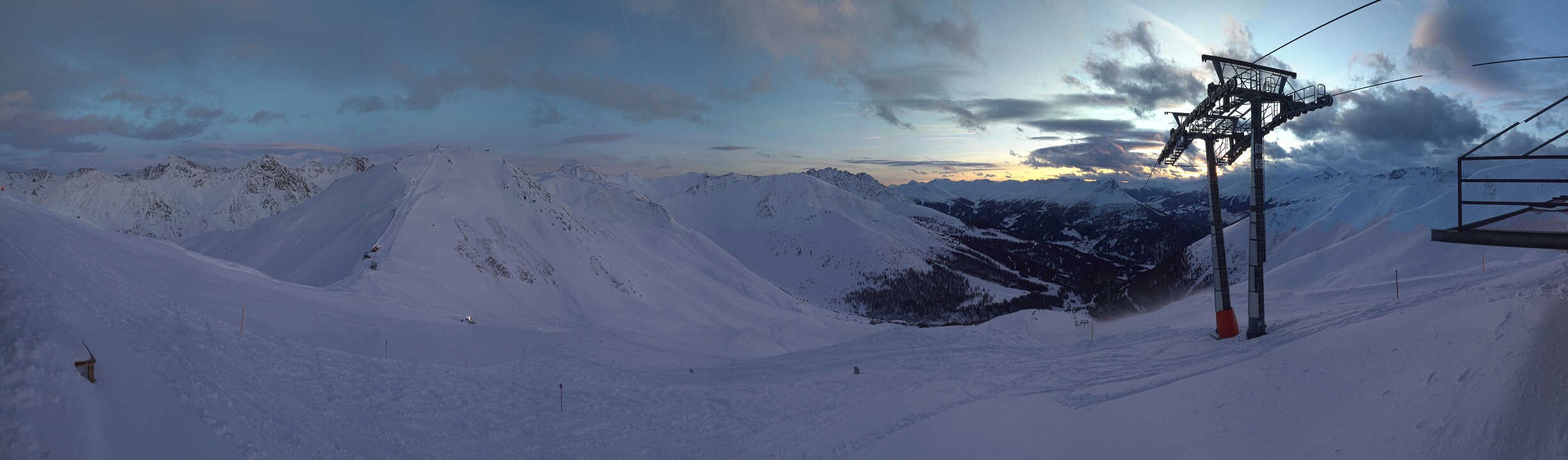 Archiv Foto Webcam Panoramablick Tscheyeck