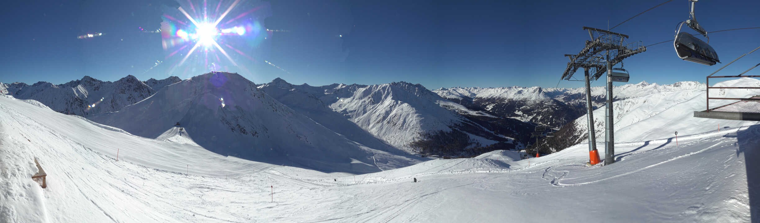 Archiv Foto Webcam Panoramablick Tscheyeck