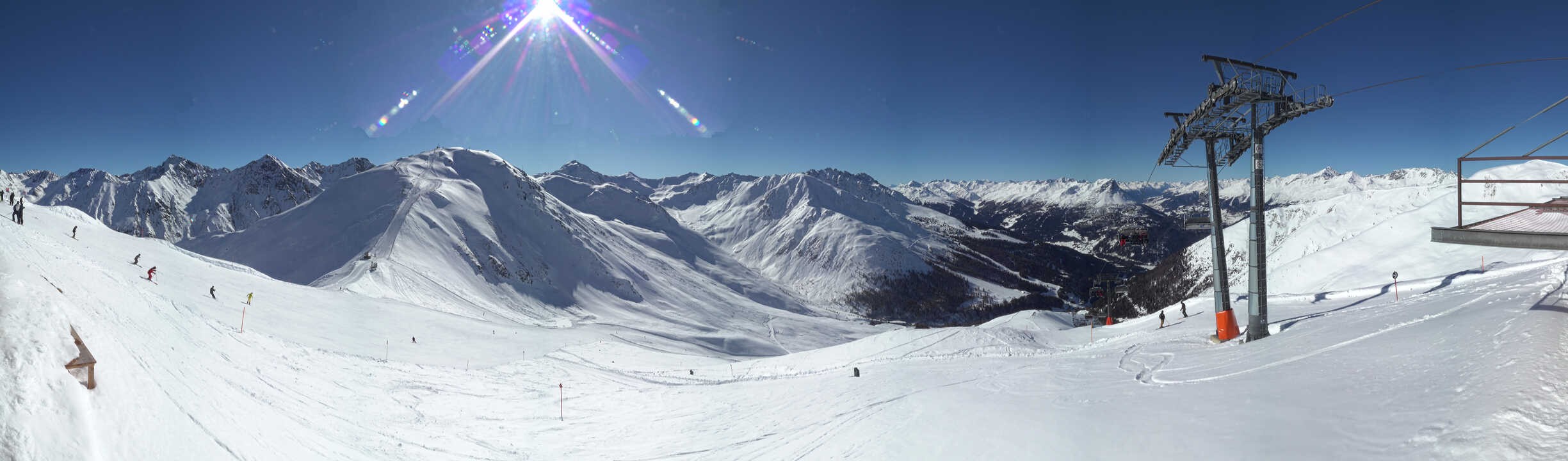 Archiv Foto Webcam Panoramablick Tscheyeck