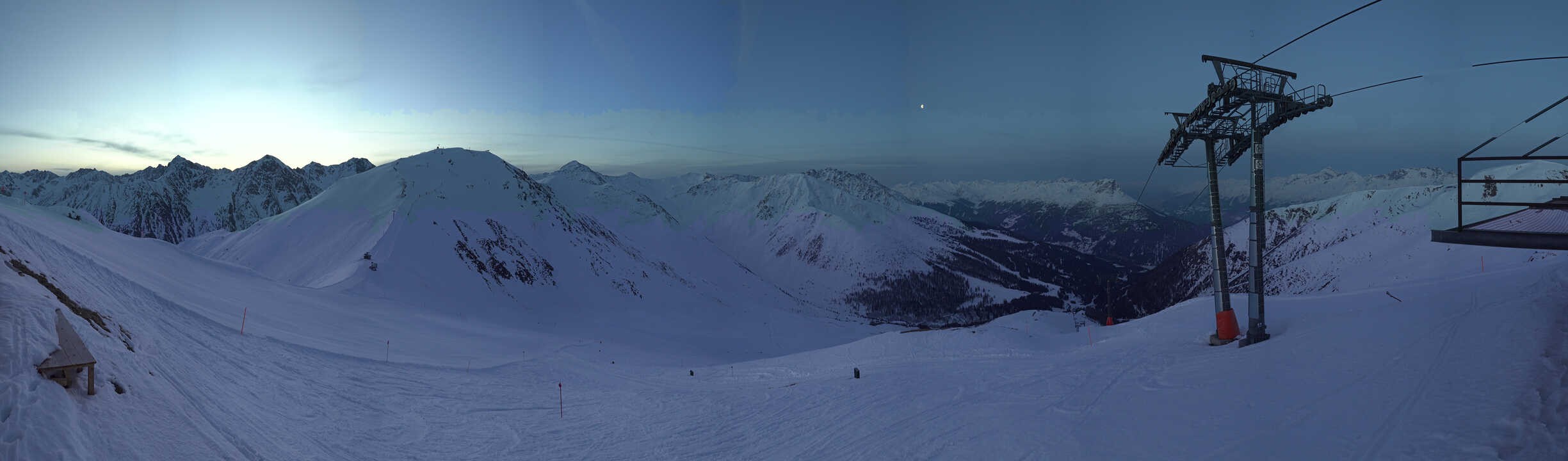 Archiv Foto Webcam Panoramablick Tscheyeck