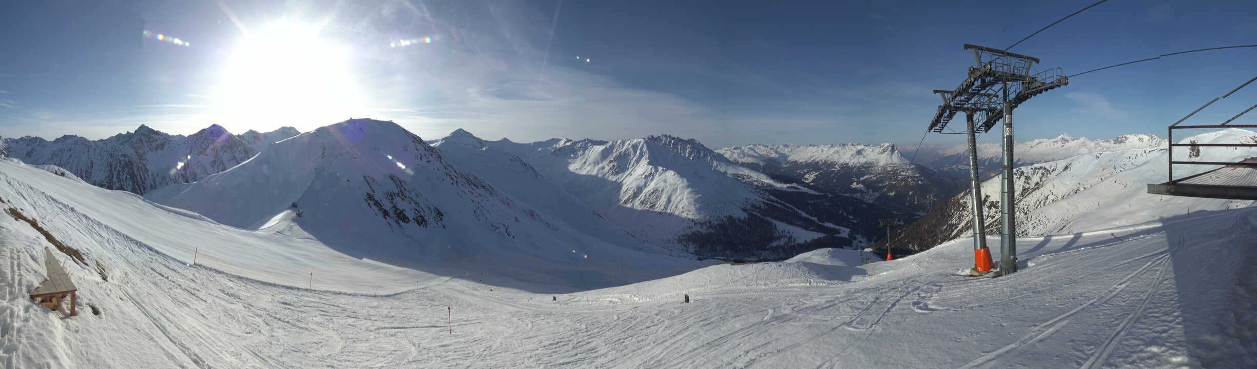 Archiv Foto Webcam Panoramablick Tscheyeck