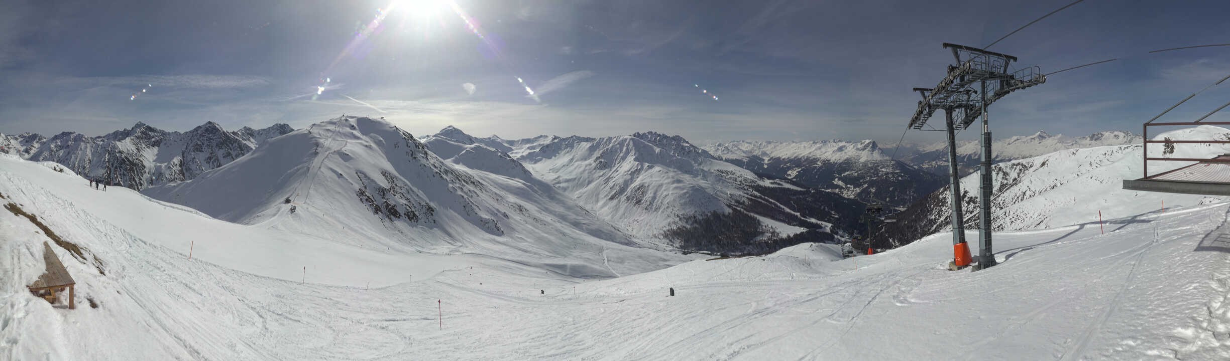 Archiv Foto Webcam Panoramablick Tscheyeck