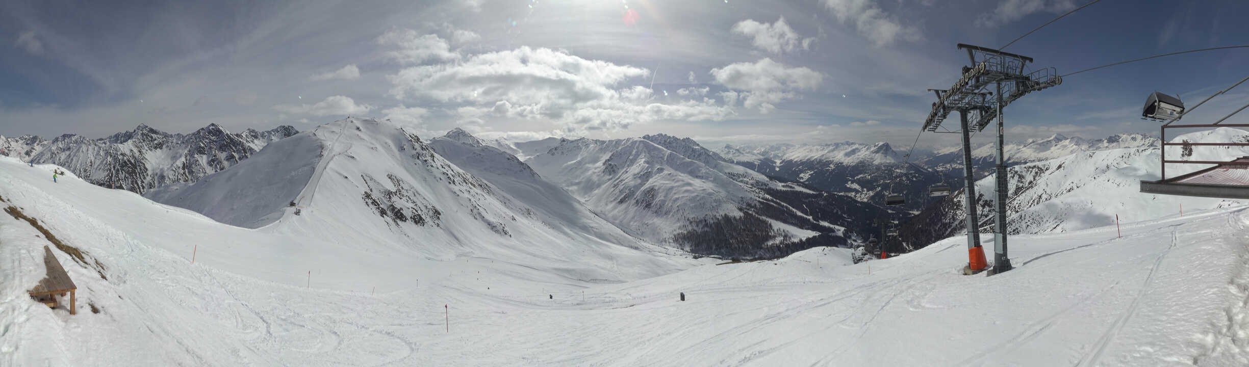 Archiv Foto Webcam Panoramablick Tscheyeck