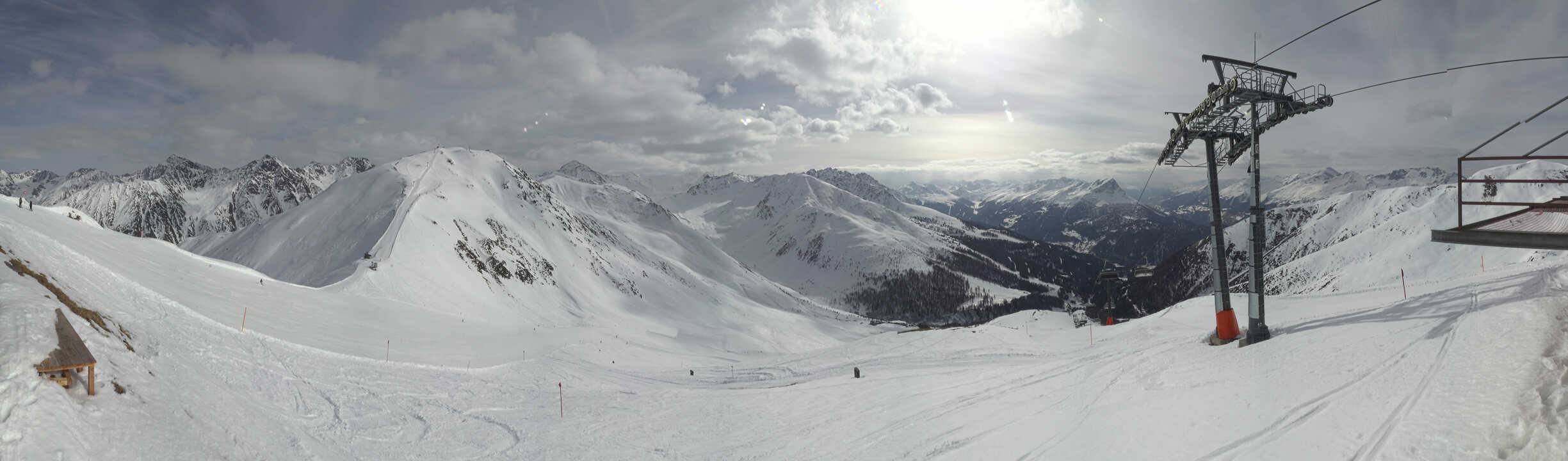 Archiv Foto Webcam Panoramablick Tscheyeck