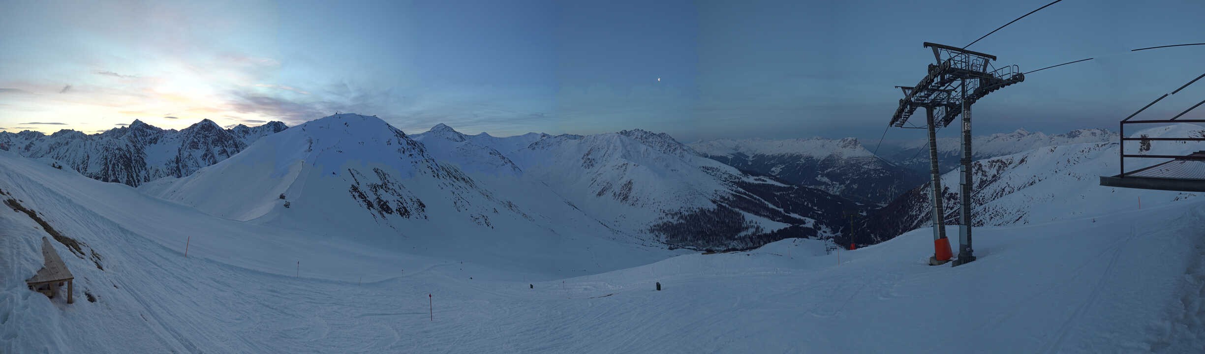 Archiv Foto Webcam Panoramablick Tscheyeck