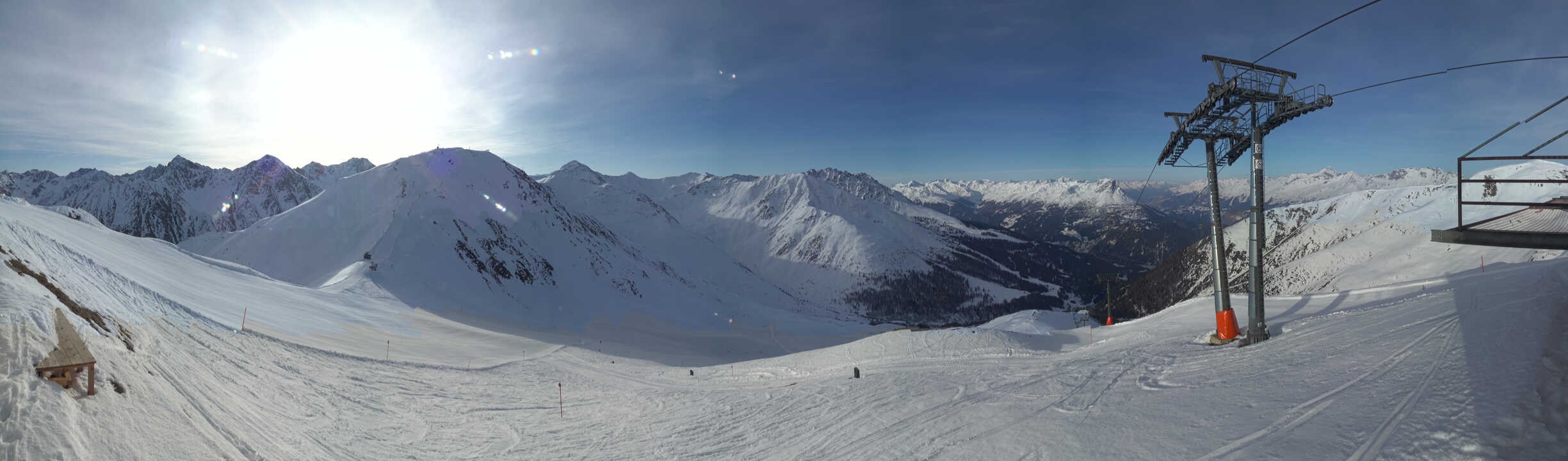 Archiv Foto Webcam Panoramablick Tscheyeck