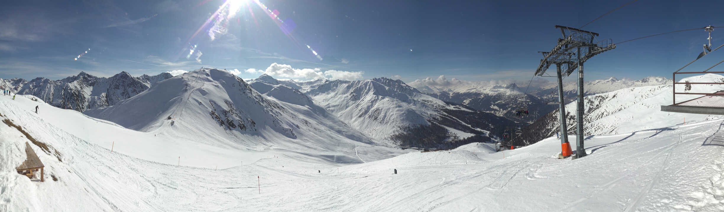 Archiv Foto Webcam Panoramablick Tscheyeck