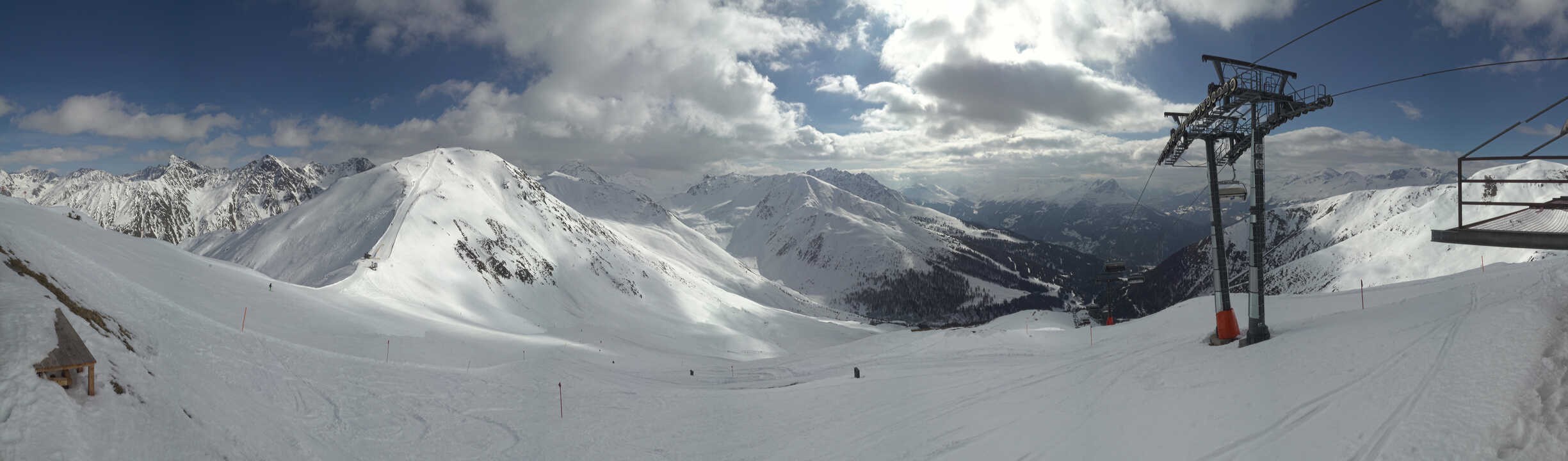 Archiv Foto Webcam Panoramablick Tscheyeck