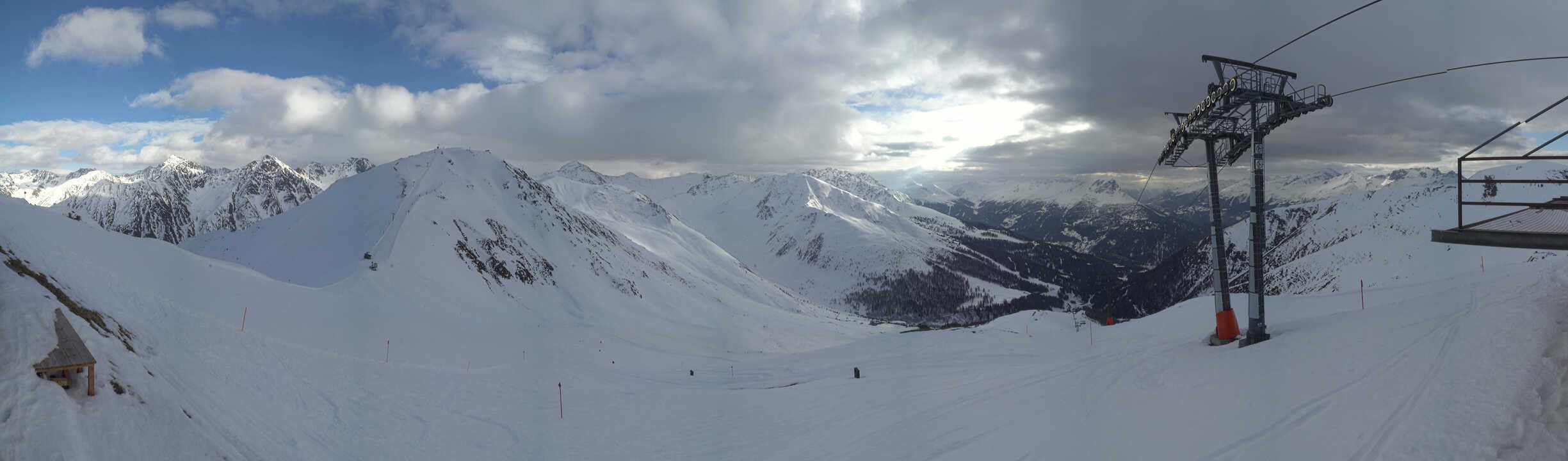 Archiv Foto Webcam Panoramablick Tscheyeck