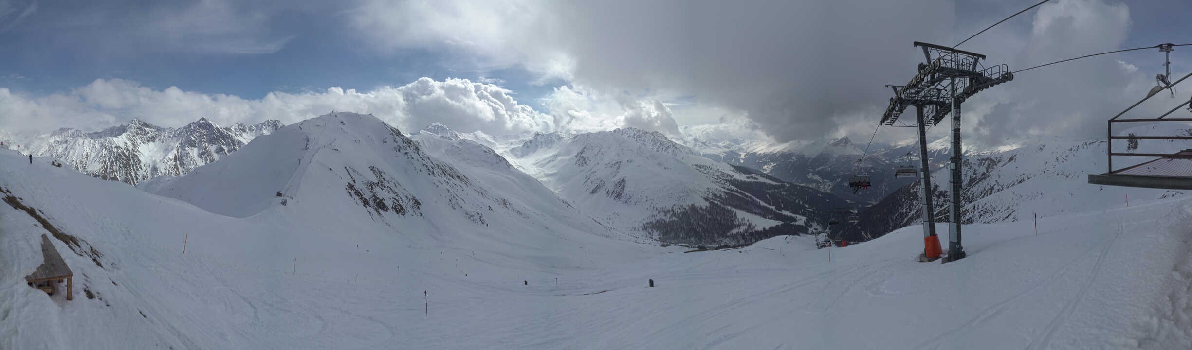 Archiv Foto Webcam Panoramablick Tscheyeck