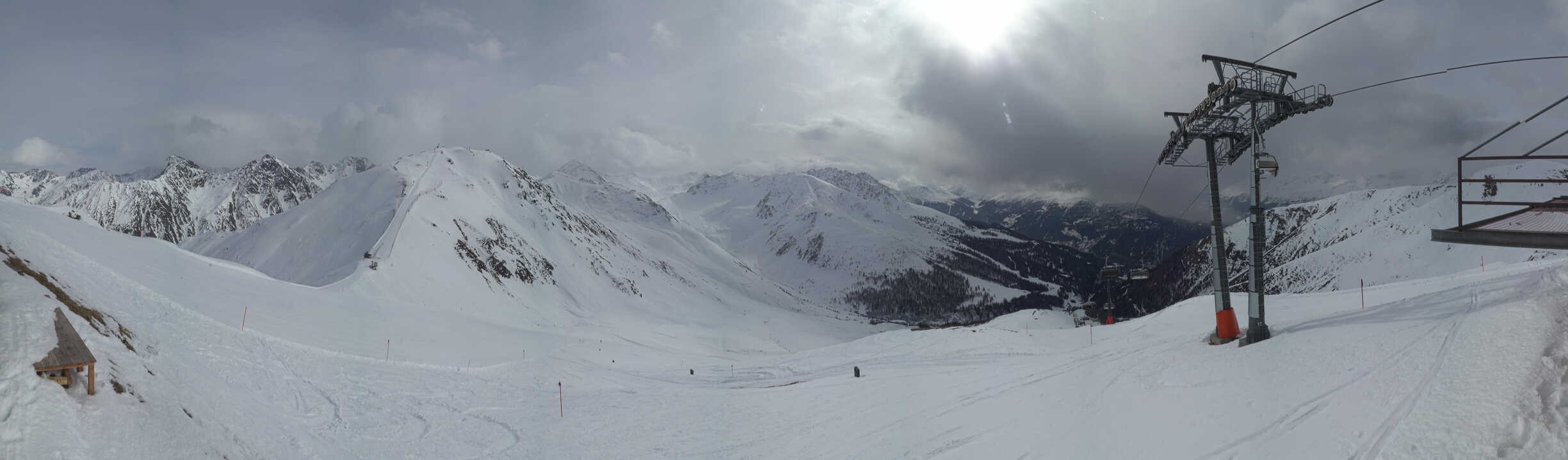 Archiv Foto Webcam Panoramablick Tscheyeck