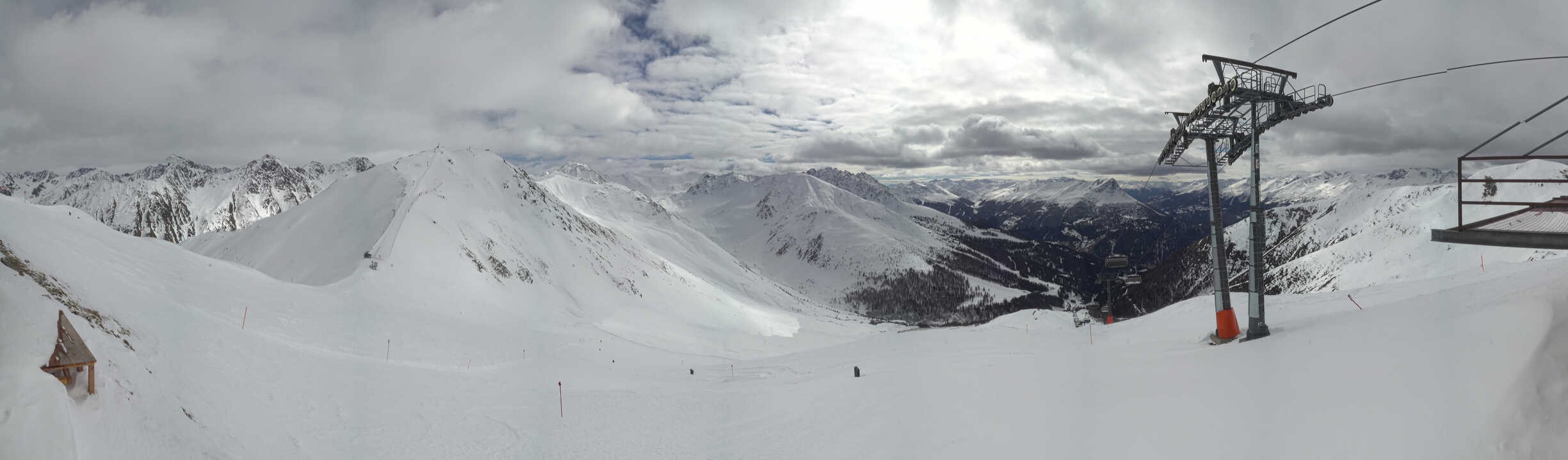 Archiv Foto Webcam Panoramablick Tscheyeck