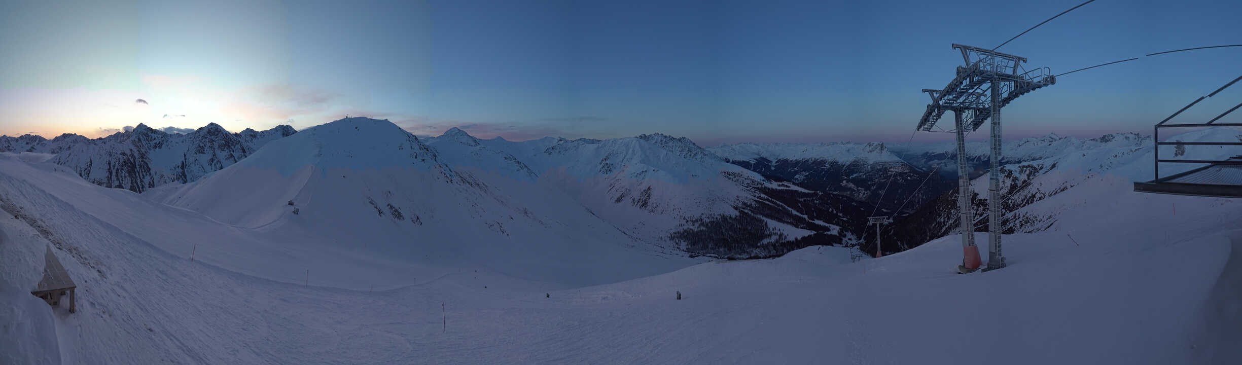 Archiv Foto Webcam Panoramablick Tscheyeck