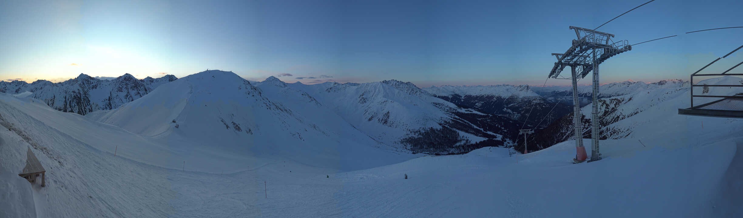 Archiv Foto Webcam Panoramablick Tscheyeck