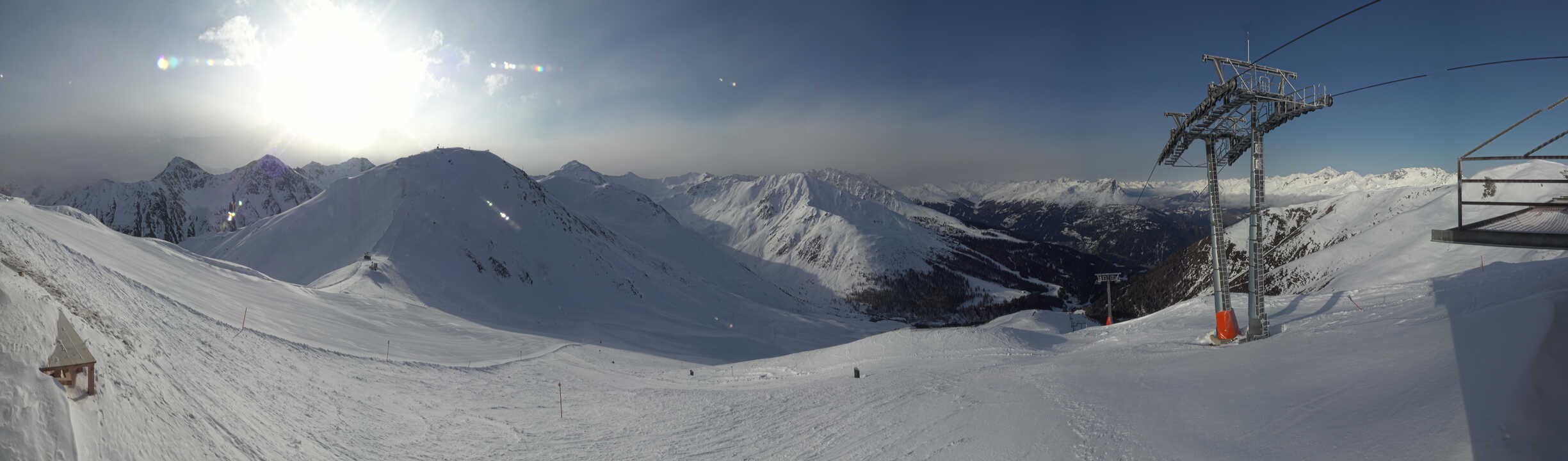 Archiv Foto Webcam Panoramablick Tscheyeck