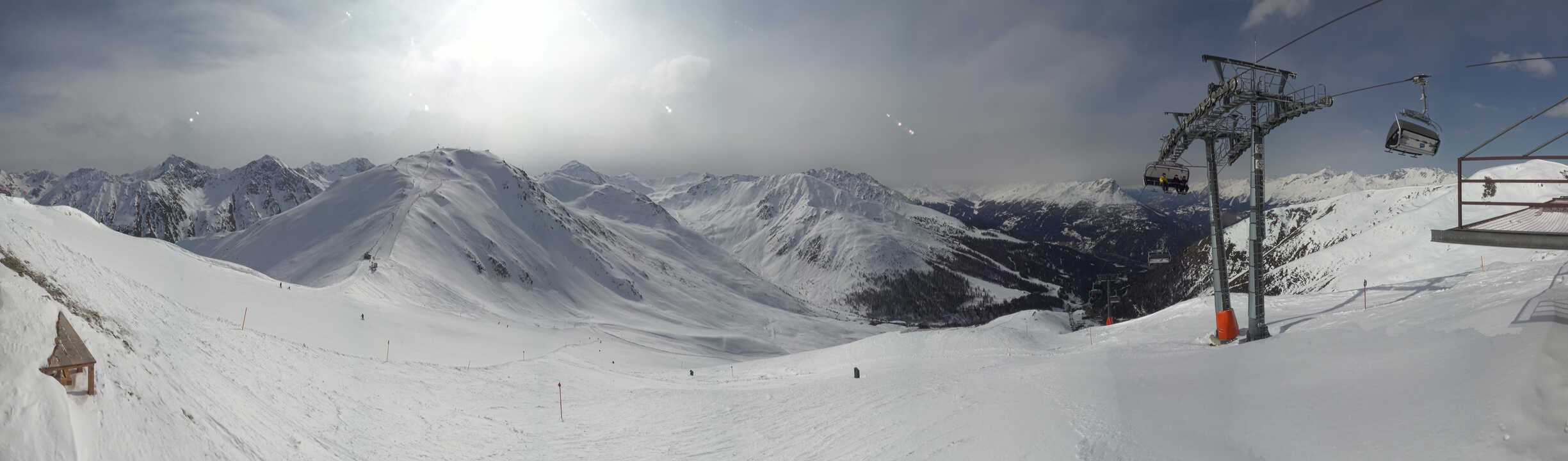 Archiv Foto Webcam Panoramablick Tscheyeck