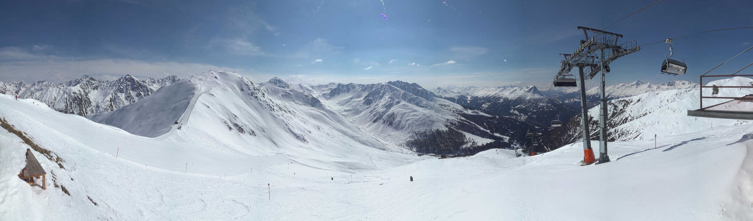 Archiv Foto Webcam Panoramablick Tscheyeck