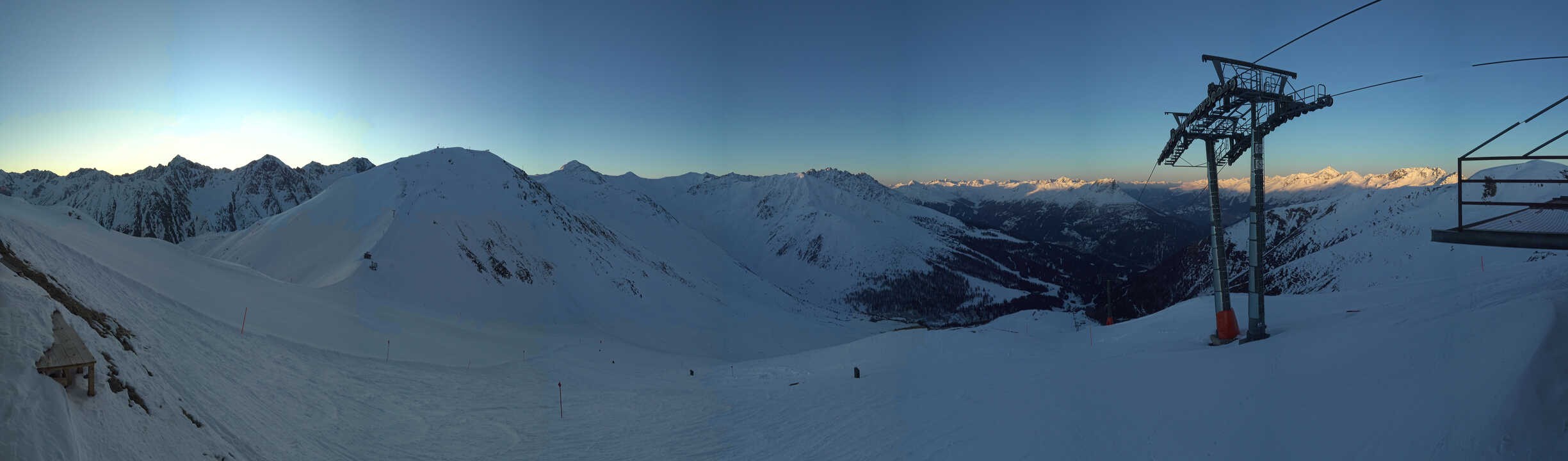 Archiv Foto Webcam Panoramablick Tscheyeck