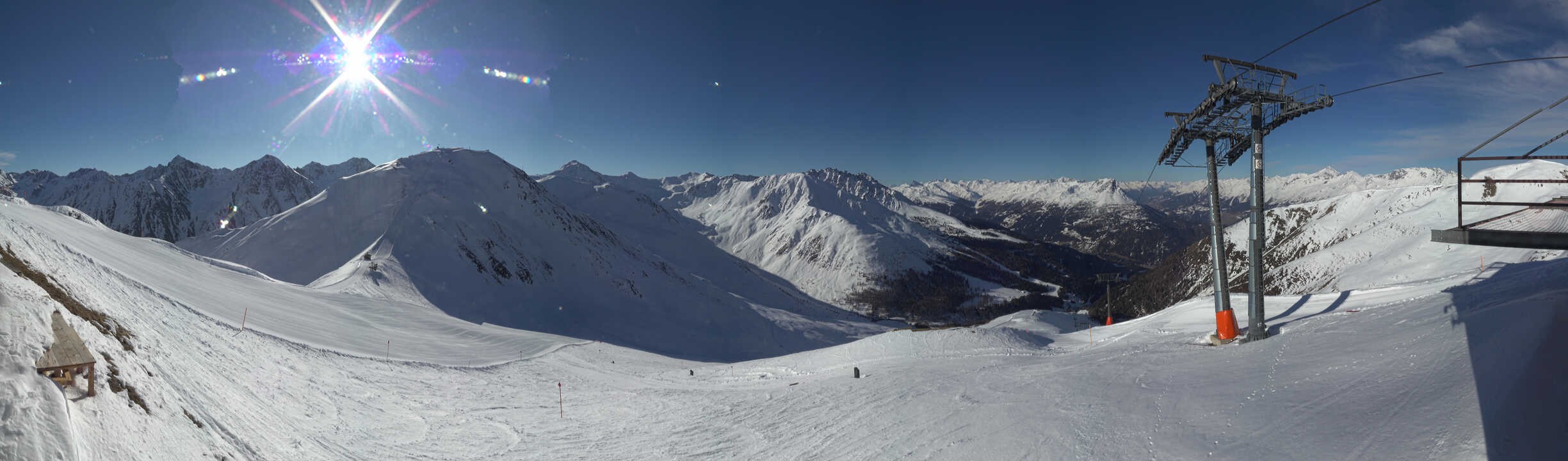 Archiv Foto Webcam Panoramablick Tscheyeck