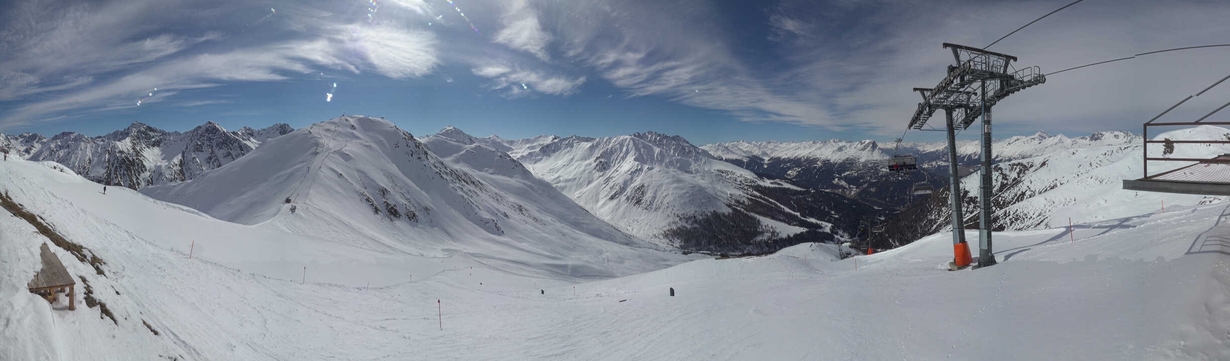 Archiv Foto Webcam Panoramablick Tscheyeck